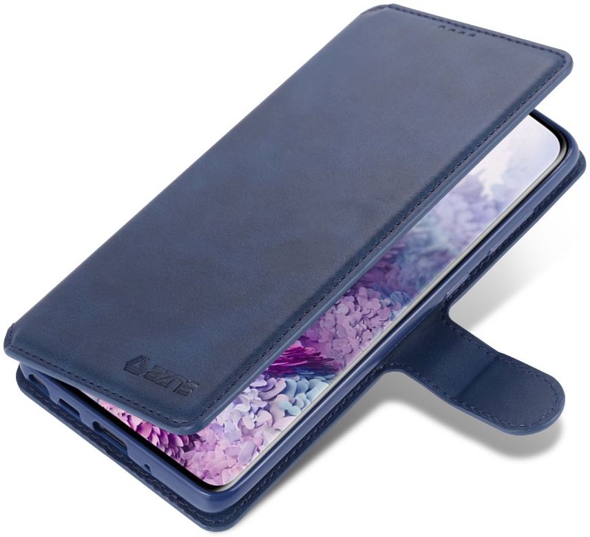 AZNS Samsung Galaxy Note 20 Ultra Book Case Hoesje Wallet Stand Blauw afbeelding 2