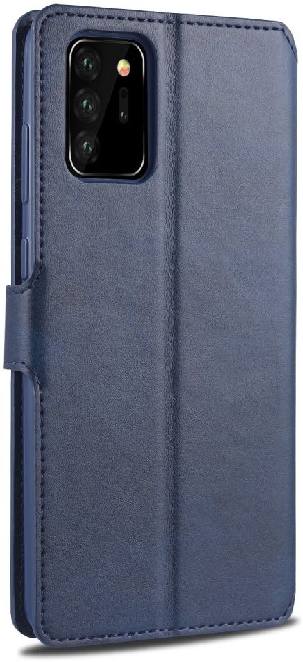AZNS Samsung Galaxy Note 20 Ultra Book Case Hoesje Wallet Stand Blauw afbeelding 4