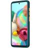 Samsung Galaxy A71 Matte Hoesje met Bumper Groen