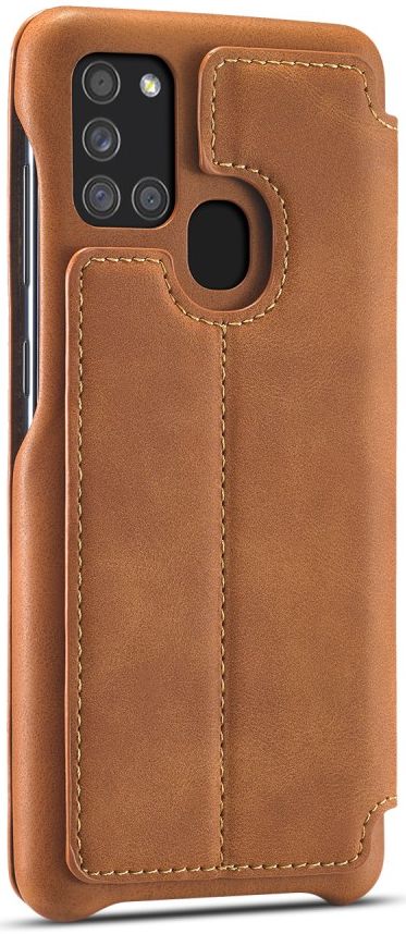 Samsung Galaxy A21S Retro Portemonnee Flip Bookcase Hoesje Bruin afbeelding 12