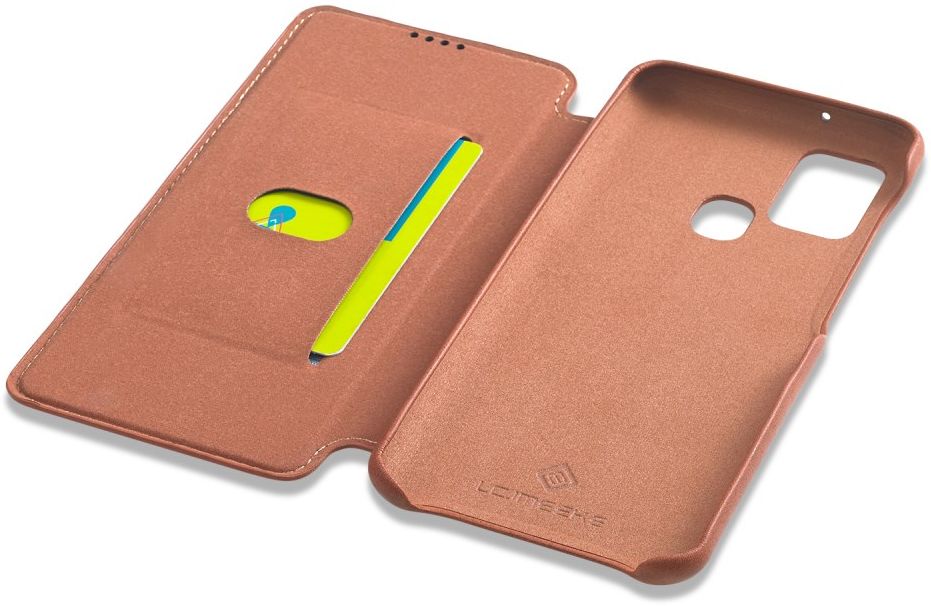 Samsung Galaxy A21S Retro Portemonnee Flip Bookcase Hoesje Bruin afbeelding 16