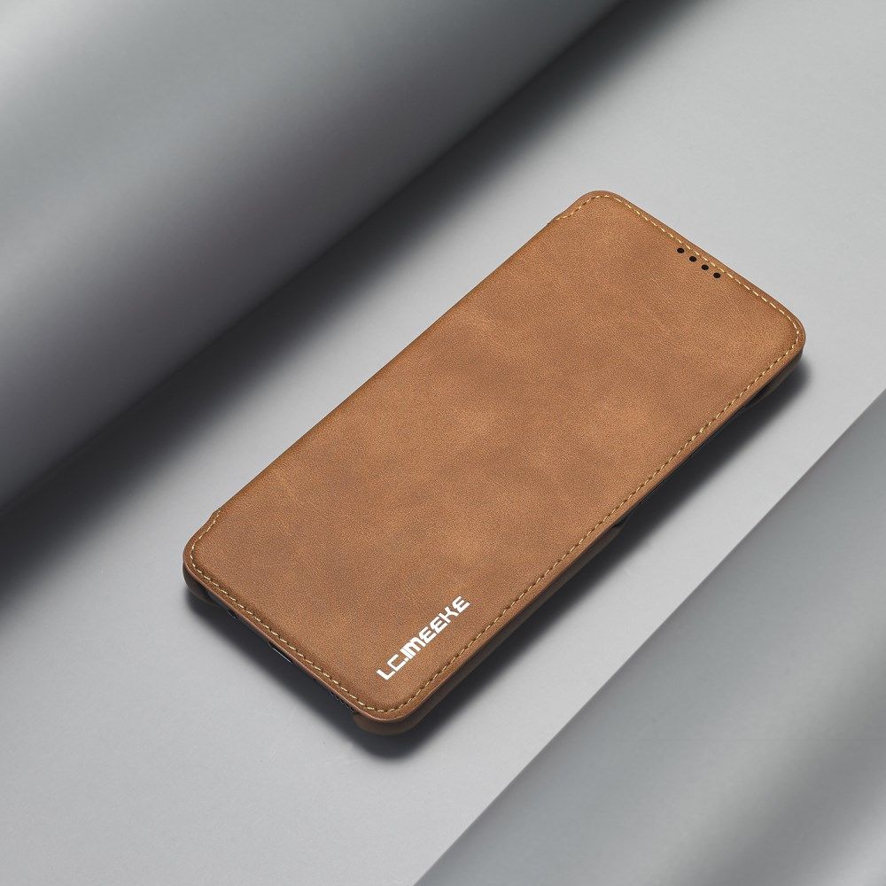 Samsung Galaxy A21S Retro Portemonnee Flip Bookcase Hoesje Bruin afbeelding 3
