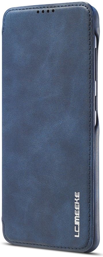 Samsung Galaxy A21S Retro Portemonnee Flip Bookcase Hoesje Blauw afbeelding 4