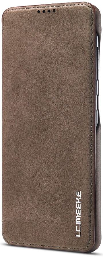 Samsung Galaxy A21S Retro Portemonnee Flip Bookcase Hoesje Coffee afbeelding 6