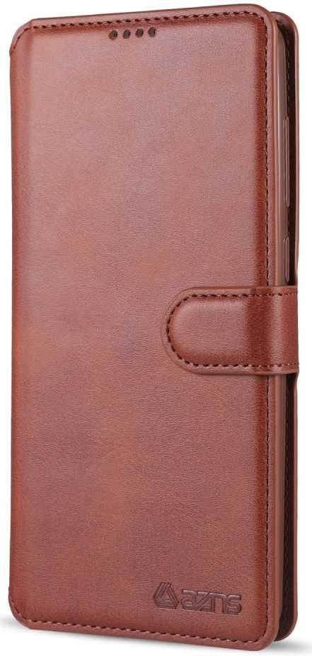 AZNS Samsung Galaxy A21S Portemonnee Stand Hoesje Bruin afbeelding 3