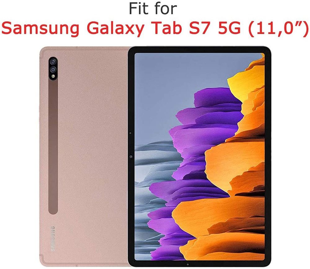 Samsung Galaxy Tab S7 Crystal Clear TPU Hoes Transparant afbeelding 2