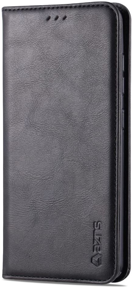 AZNS Retro Samsung Galaxy A41 Portemonnee Stand Hoesje Zwart afbeelding 3