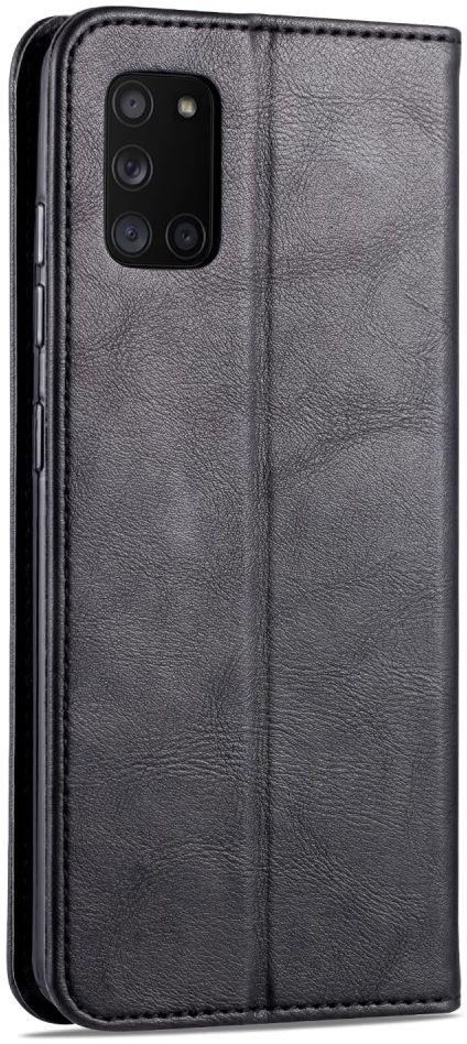 AZNS Retro Samsung Galaxy A41 Portemonnee Stand Hoesje Zwart afbeelding 4