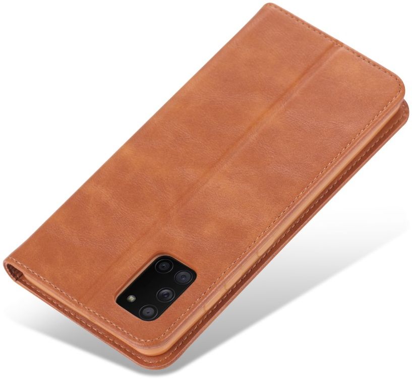 AZNS Retro Samsung Galaxy A41 Portemonnee Stand Hoesje Bruin afbeelding 3
