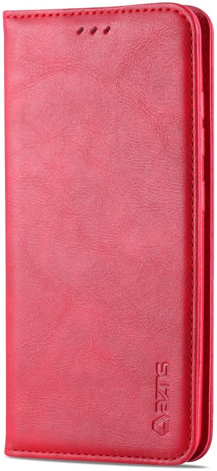 AZNS Retro Samsung Galaxy A41 Portemonnee Stand Hoesje Rood afbeelding 3