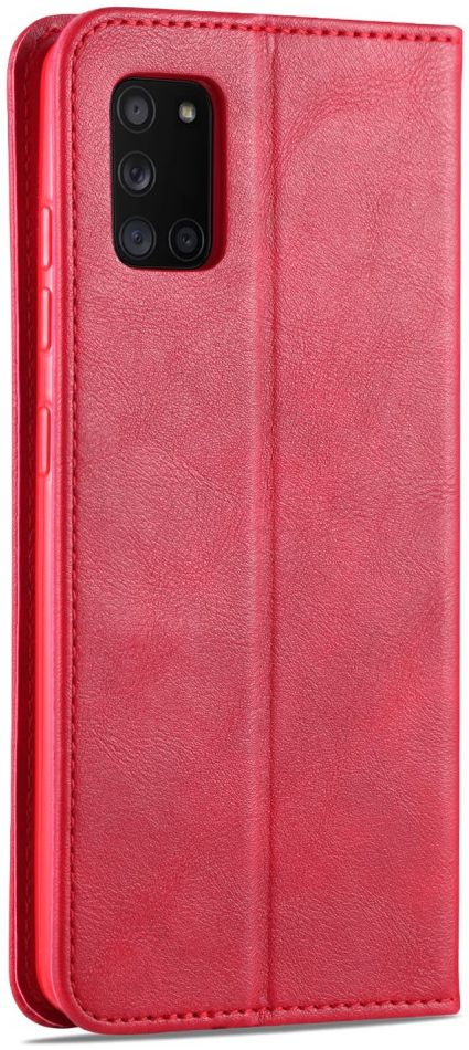 AZNS Retro Samsung Galaxy A41 Portemonnee Stand Hoesje Rood afbeelding 4