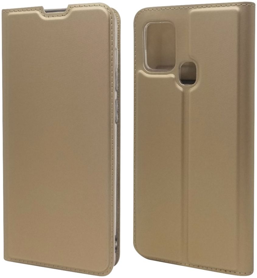 Samsung Galaxy A21S Stijlvol Portemonnee Hoesje Goud afbeelding 1