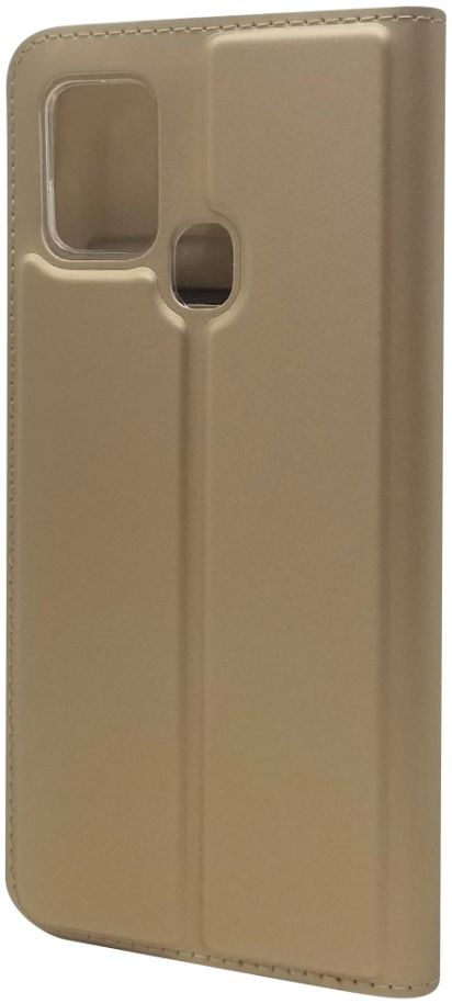 Samsung Galaxy A21S Stijlvol Portemonnee Hoesje Goud afbeelding 3
