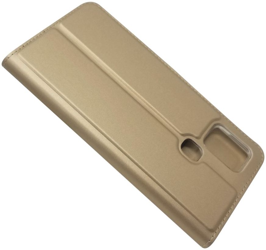 Samsung Galaxy A21S Stijlvol Portemonnee Hoesje Goud afbeelding 6