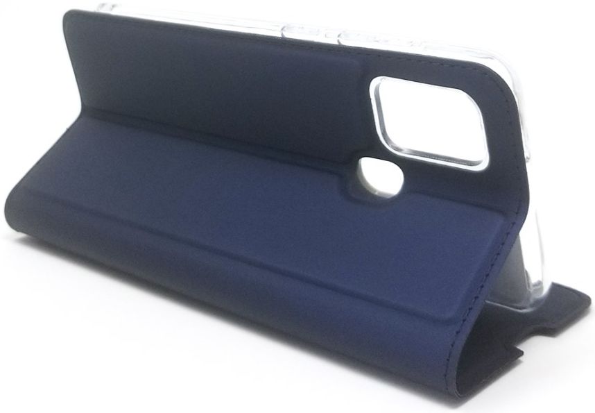 Samsung Galaxy A21S Stijlvol Portemonnee Hoesje Donkerblauw afbeelding 8