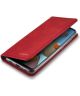 Samsung Galaxy A21s Hoesje Portemonnee Stand Bookcase Kunstleer Rood