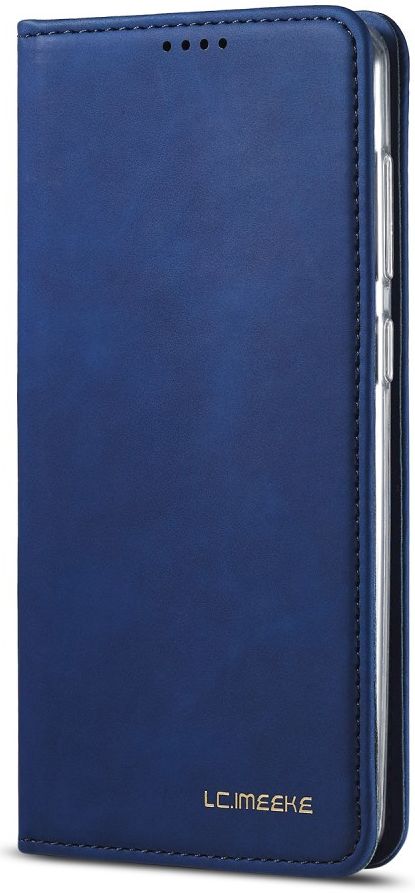 Samsung Galaxy A21s Hoesje Portemonnee Stand Bookcase Kunstleer Blauw afbeelding 2