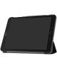 Samsung Galaxy Tab S3 Hoes Tri-Fold Book Case Zwart