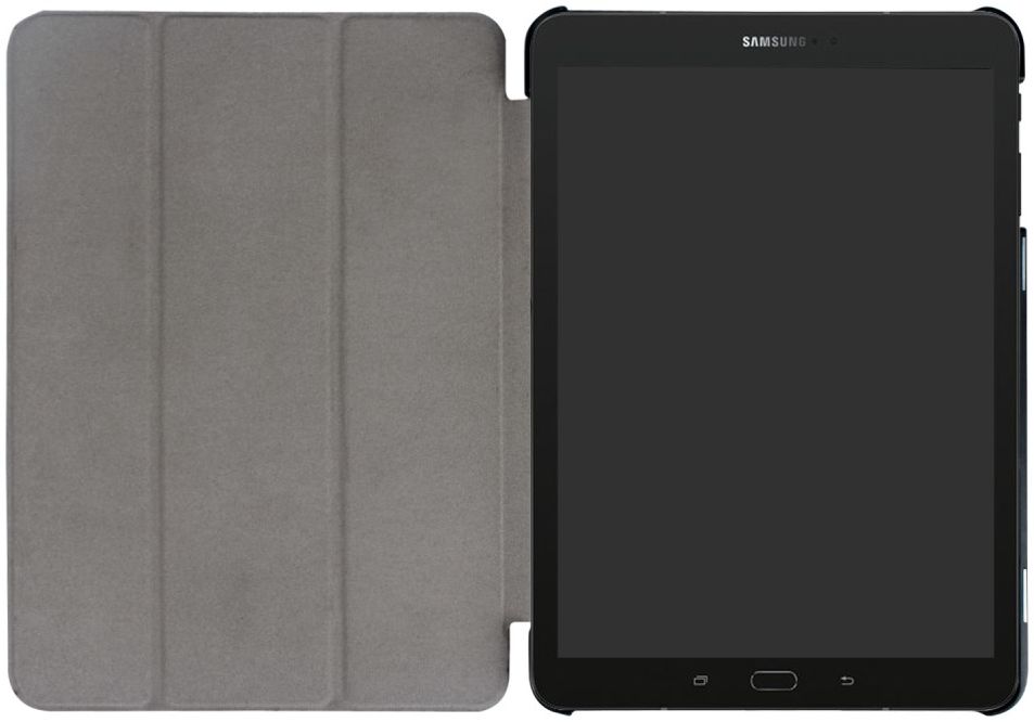 Samsung Galaxy Tab S3 Hoes Tri-Fold Book Case Donkerblauw afbeelding 8