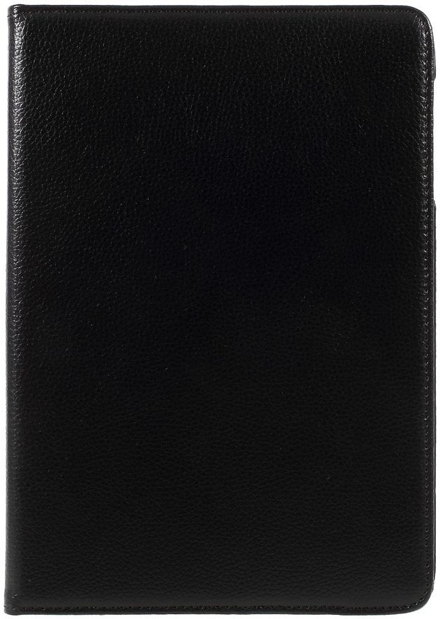 Samsung Galaxy Tab S3 Litchi Skin Hoes met Roterende Stand Zwart afbeelding 7
