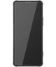 Sony Xperia 1 II Hybride Hoesje met Kickstand Zwart