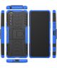 Sony Xperia 1 II Hybride Hoesje met Kickstand Blauw