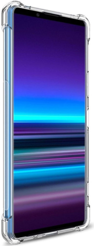 IMAK Sony Xperia 1 II Hoesje TPU met Screenprotector Transparant afbeelding 5