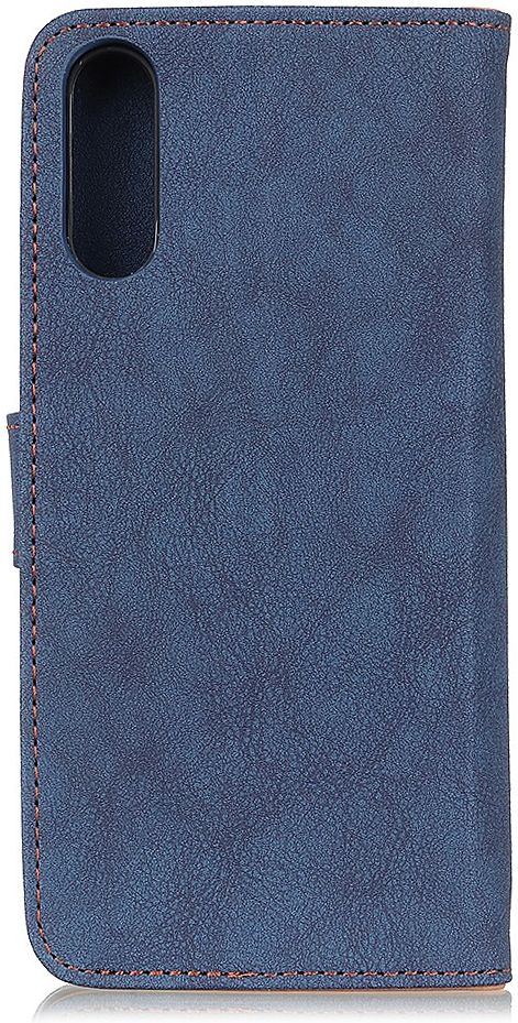 Sony Xperia 1 II Book Case Hoesje Portemonnee Retro Splitleer Blauw afbeelding 3