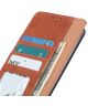 Sony Xperia 1 II Book Case Hoesje Portemonnee Retro Splitleer Oranje