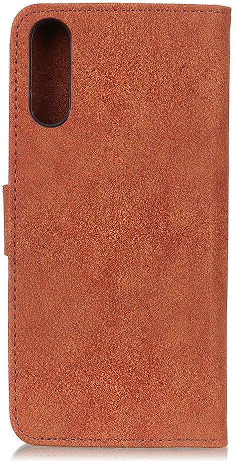 Sony Xperia 1 II Book Case Hoesje Portemonnee Retro Splitleer Oranje afbeelding 3