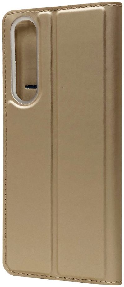 Sony Xperia 1 II Hoesje Vintage Bookcase met Kaarthouder Goud afbeelding 4