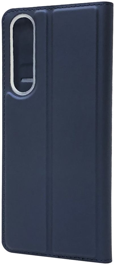 Sony Xperia 1 II Hoesje Vintage Bookcase met Kaarthouder Blauw afbeelding 4