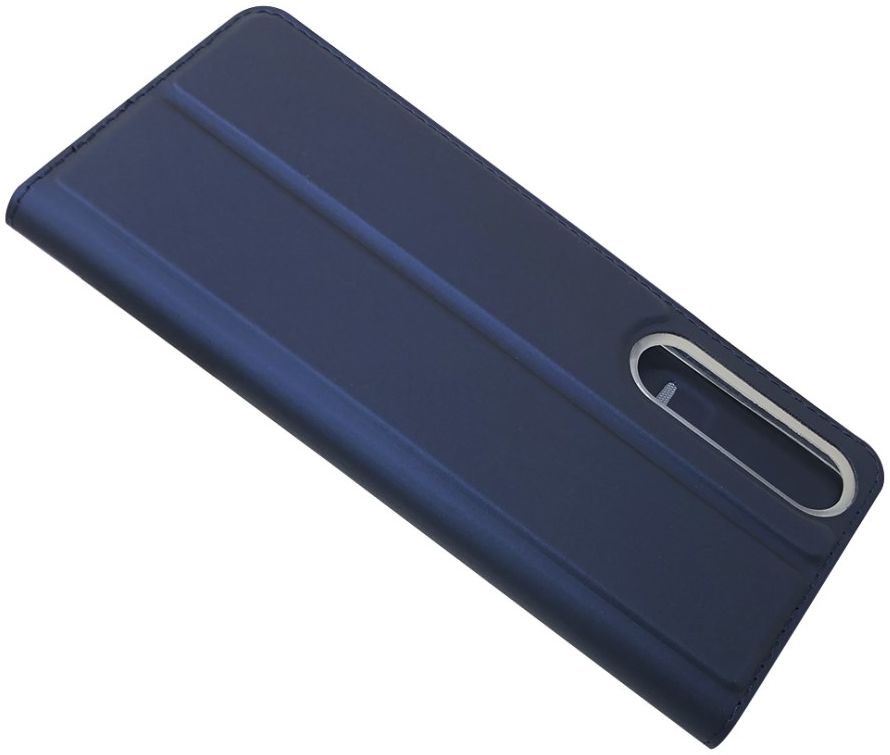 Sony Xperia 1 II Hoesje Vintage Bookcase met Kaarthouder Blauw afbeelding 7