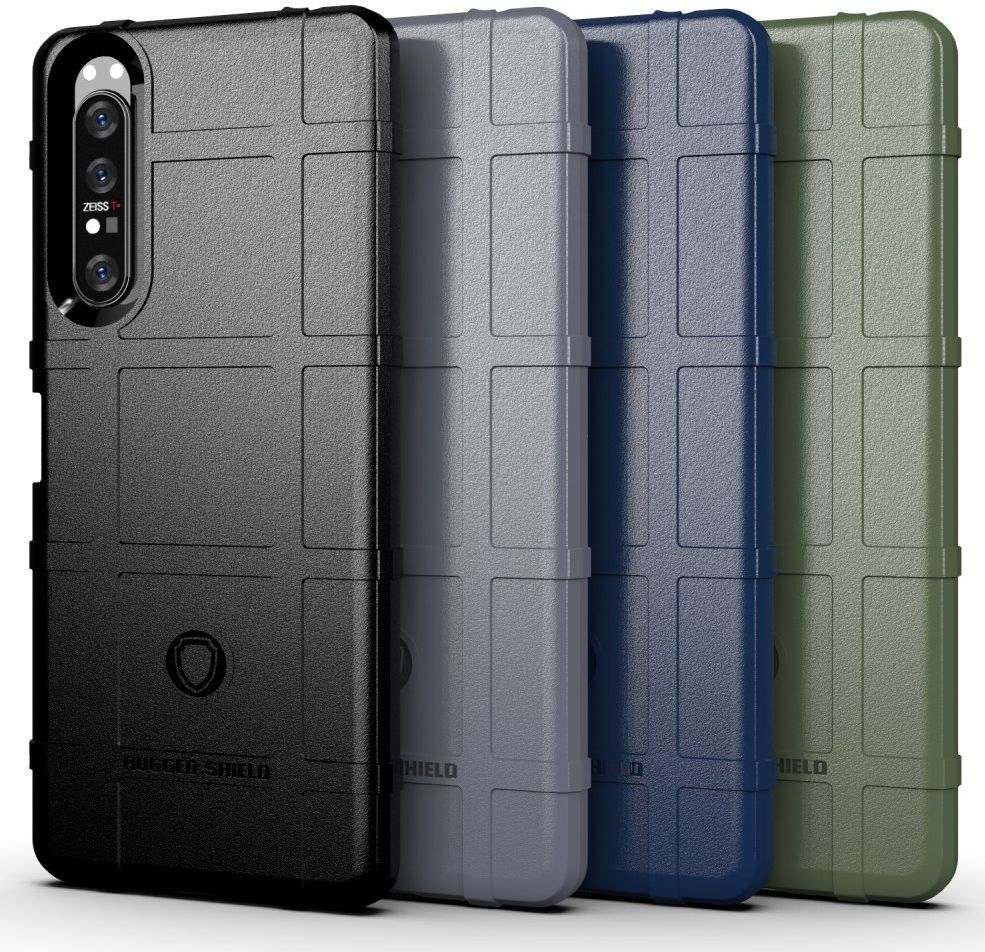 Sony Xperia 1 II Anti-Shock TPU Backcover Grijs afbeelding 2