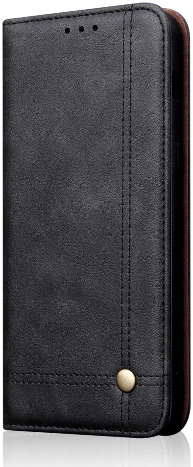 Huawei P30 Pro Crazy Horse Kunstlederen Portemonnee Hoesje Zwart afbeelding 1