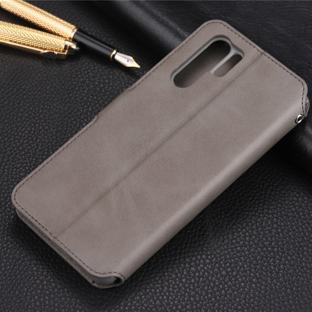 AZNS Huawei P30 Pro Portemonnee Stand Hoesje Grijs afbeelding 2