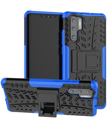 Hybride Huawei P30 Pro Back Cover Blauw Hoesjes