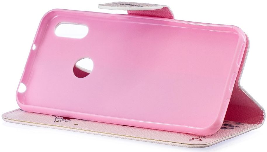 Huawei Y6 2019 / Y6s Book Case Hoesje Giraffe Print afbeelding 9