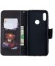 Huawei Y6 2019 / Y6s Book Case Hoesje Don't Touch My Phone Print