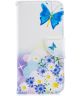 Huawei Y6 2019 / Y6s Book Case Hoesje Butterflies Print
