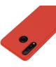Huawei P30 Lite Siliconen Back Cover Hoesje Rood