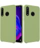 Huawei P30 Lite Siliconen Back Cover Hoesje Groen