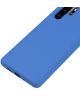 Huawei P30 Pro Siliconen Hoesje Donkerblauw