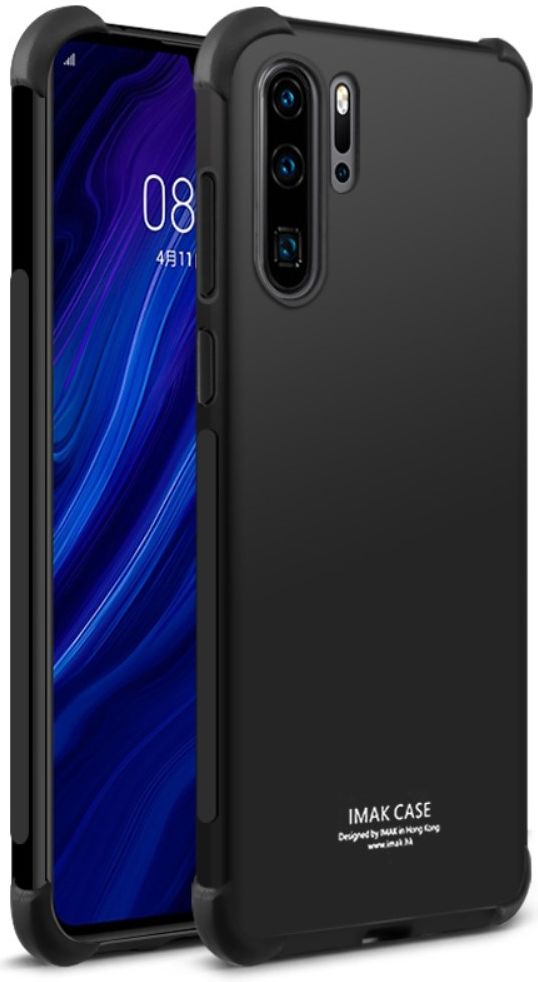 IMAK Huawei P30 Pro Flexibel TPU Hoesje Zwart afbeelding 1
