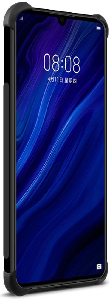IMAK Huawei P30 Pro Flexibel TPU Hoesje Zwart afbeelding 3