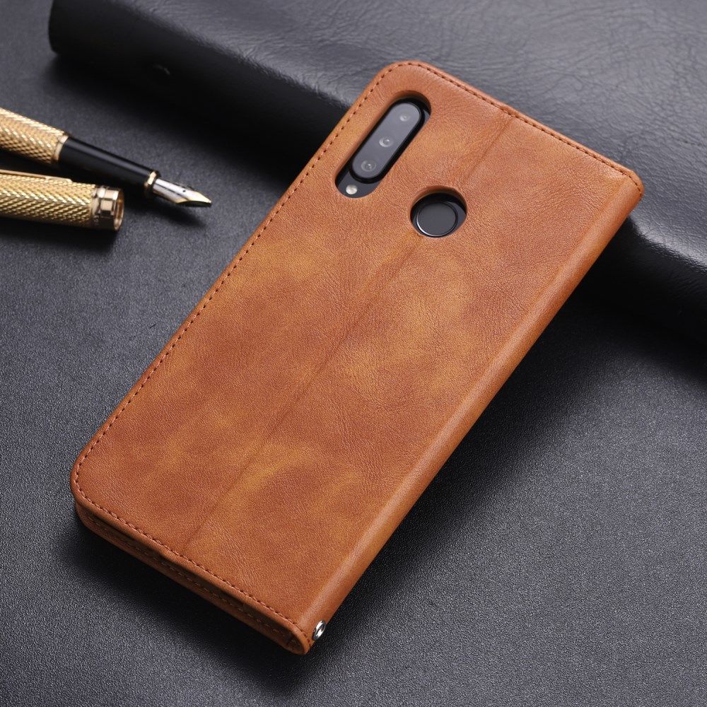Huawei P30 Lite Crazy Horse Portemonnee Stand Hoesje Bruin afbeelding 8