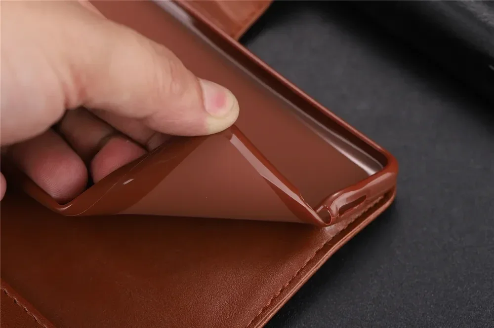 AZNS Huawei P30 Pro Wallet Hoesje Coffee afbeelding 14
