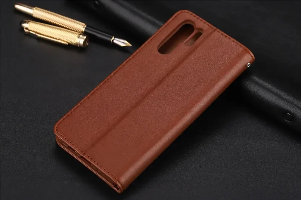 AZNS Huawei P30 Pro Wallet Hoesje Coffee afbeelding 4