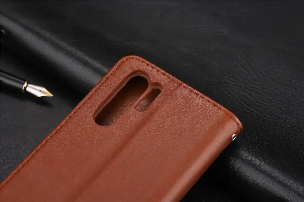 AZNS Huawei P30 Pro Wallet Hoesje Coffee afbeelding 7