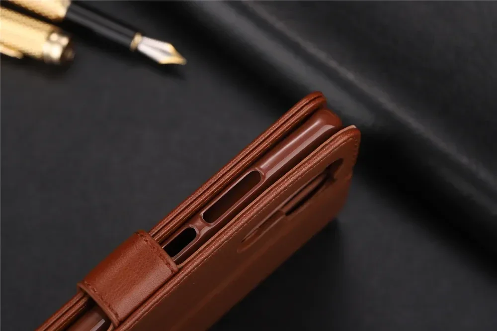 AZNS Huawei P30 Pro Wallet Hoesje Coffee afbeelding 8